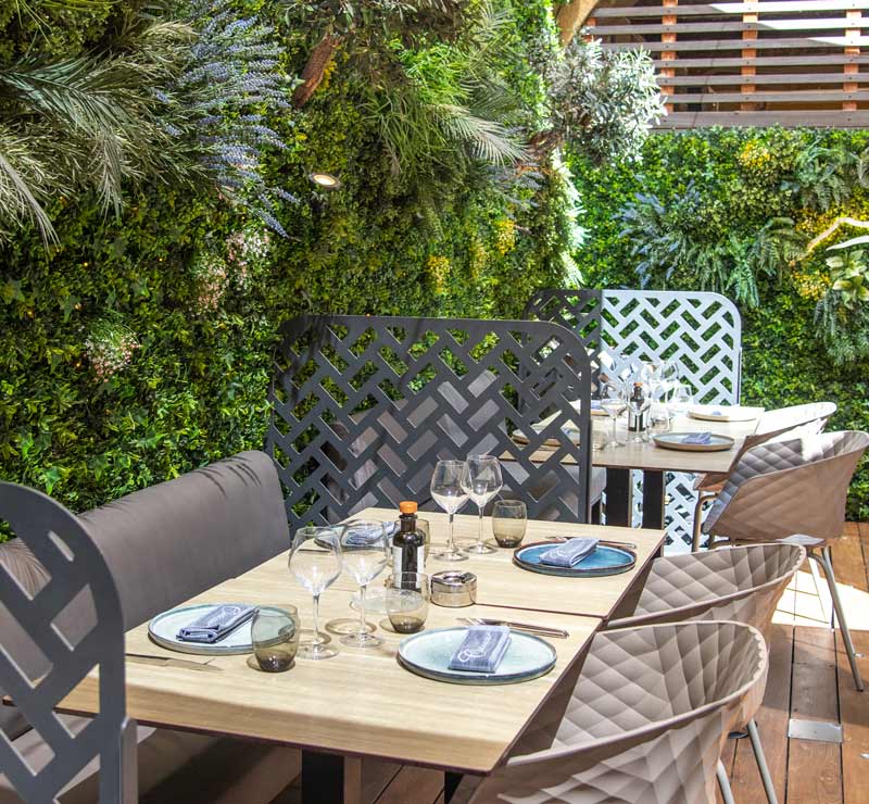 La Terrasse Enchantée du Restaurant Côté Cour à Aix-en-Provence